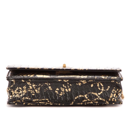 2.55 Graffiti Crocodile Reissue Wallet On Chain Umhängetasche - Image 6