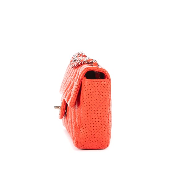 East West Perforated Flap Umhängetasche - Image 3