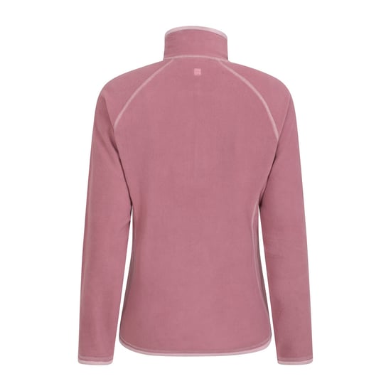 Mountain Warehouse - "Montana" Fleece-Oberteil mit halbem Reißverschluss für Damen (Hellrosa) - Image 3