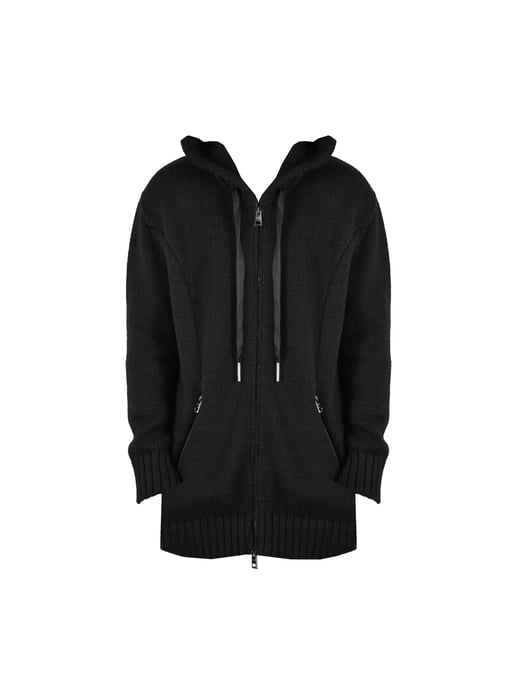 La Haine Inside Us Strickjacke LM007 Herren schwarz - Image 1