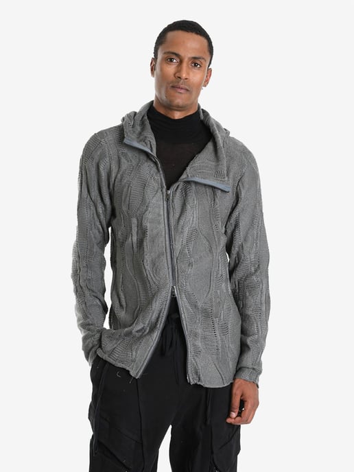 La Haine Inside Us Pullover Full Zip Herren grau - Image 2