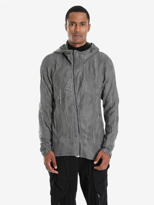 La Haine Inside Us Pullover Full Zip Herren grau - Image 5