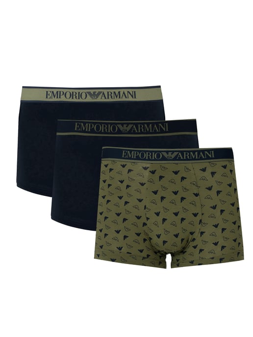 Emporio Armani Boxershorts 3 Pack Herren grün - Image 1