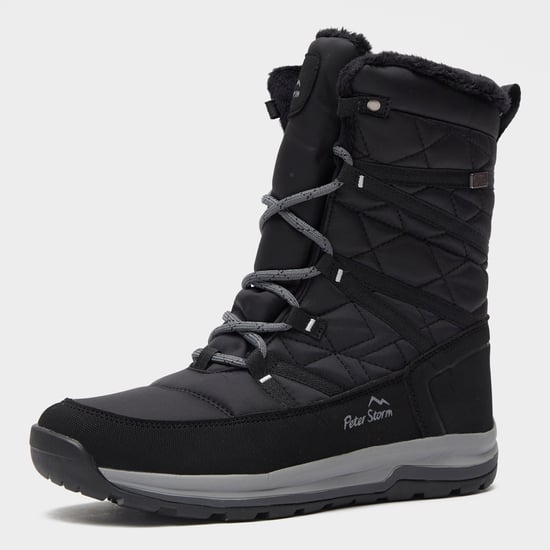 Peter Storm Women's Snowdrop Walking Boot with High Traction Rubber Sole & Ankle Support, Hiking & Trekking Footwear, Black - Image 3