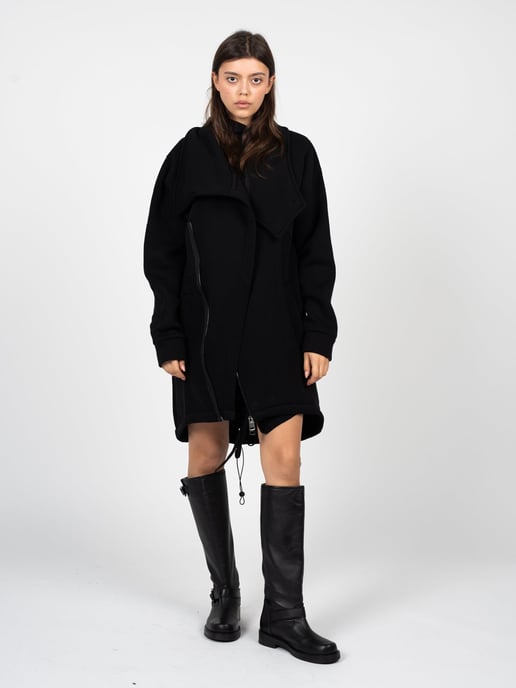 La Haine Inside Us Mantel Unisex Damen schwarz - Image 2