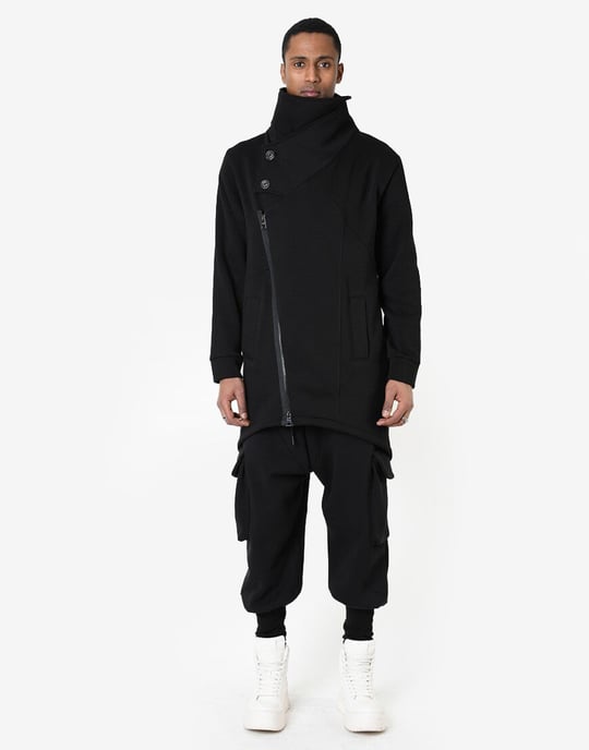 La Haine Inside Us Mantel Unisex Damen schwarz - Image 3