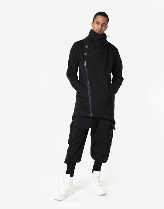 La Haine Inside Us Mantel Unisex Damen schwarz - Image 4
