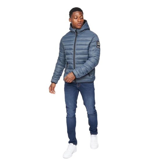 Crosshatch - "Gattering" Jacke für Herren (Jeansblau) - Image 3