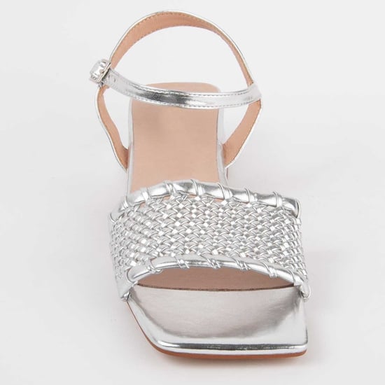 Montevita Sandale Mit Absatz Trea Silber - Image 3