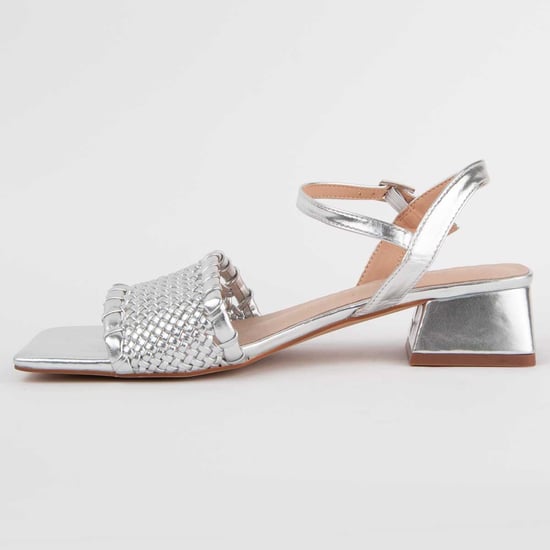 Montevita Sandale Mit Absatz Trea Silber - Image 4