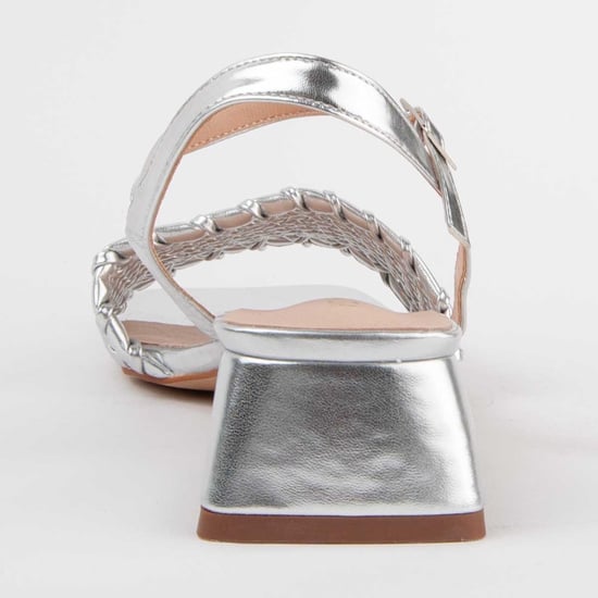 Montevita Sandale Mit Absatz Trea Silber - Image 5