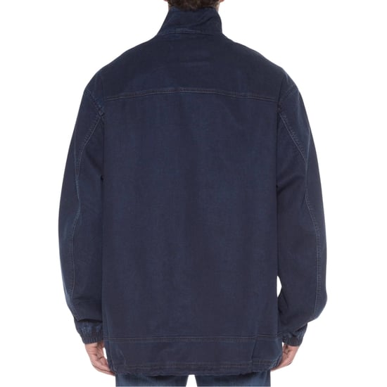 Einfarbige Jogg Jean-Jeansjacke von Diesel in Marineblau - Image 2