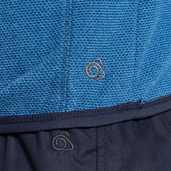 Craghoppers - "Expert Active" Fleece-Oberteil mit halbem Reißverschluss für Herren (Meeresblau) - Image 2