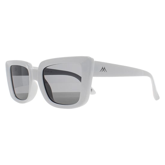 Montana Rectangle Womens Shiny White Smoke Polarized MP193 - Image 3