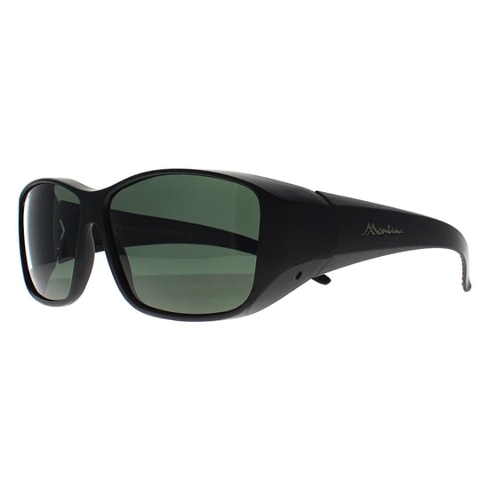 Montana Rectangle Unisex Matte Black G15 Polarized FO4 Fit Over Glasses Sonnenbrillen - Image 3
