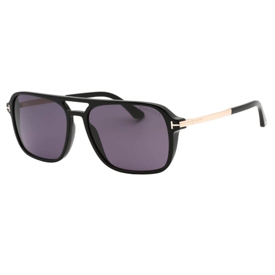 Tom Ford Crosby glänzend schwarze Sonnenbrille - Image 2