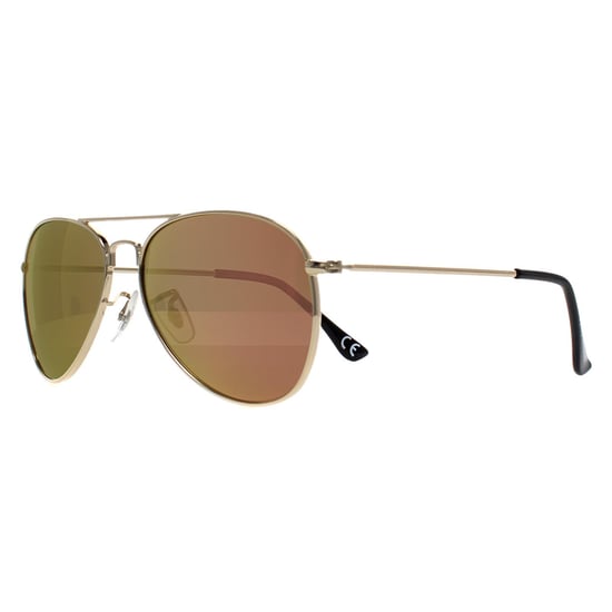 Prive Revaux Pilotenbrille Unisex Champagner Gold Rosa Spiegel Commando Mini - Image 3
