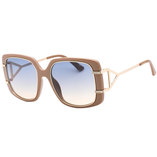 Guess Sonnenbrille mit Farbverlauf in Blau, glänzendem Beige - Image 2