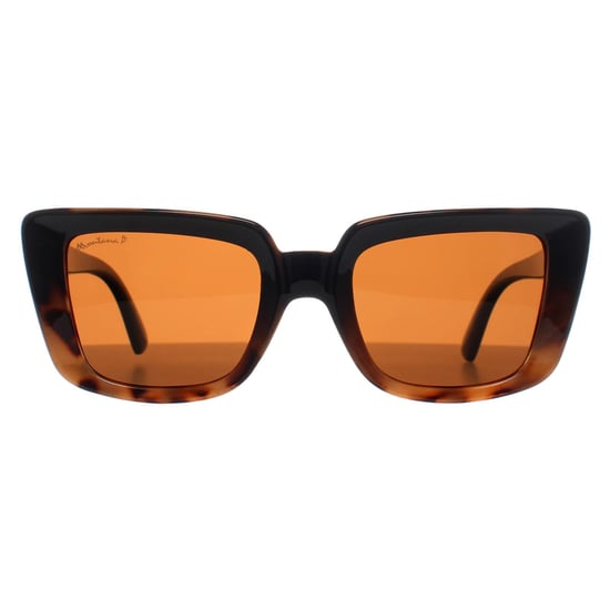 Montana Rectangle Womens Glänzend Schwarz Schildkröte Braun Polarisiert MP193 - Image 1