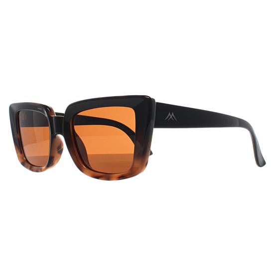Montana Rectangle Womens Glänzend Schwarz Schildkröte Braun Polarisiert MP193 - Image 3