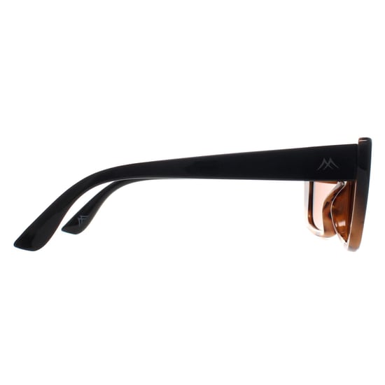 Montana Rectangle Womens Glänzend Schwarz Schildkröte Braun Polarisiert MP193 - Image 4