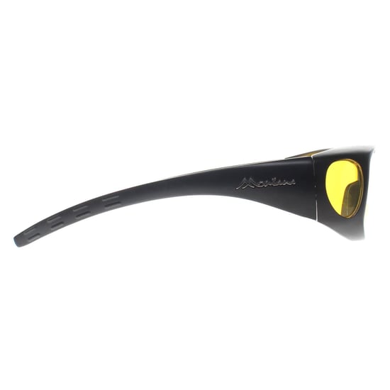 Montana Rectangle Unisex Matte Black Yellow Polarized MFO1 Fit Over Glasses Night Driving Sunglasses - Image 4