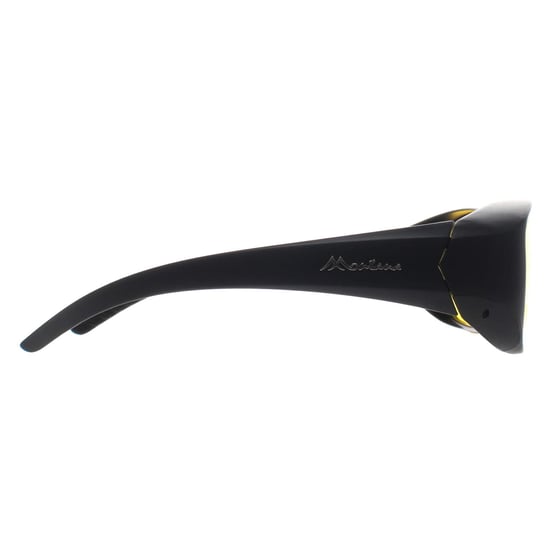 Montana Rectangle Unisex Matte Schwarz Gelb Polarized FO4 Fit Over Glasses Night Driving Sunglasses - Image 4