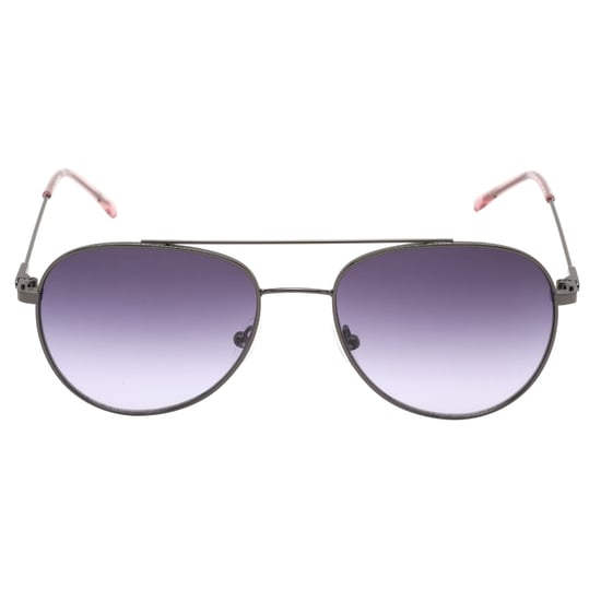 Calvin Klein Purple Gradient Lens Gunmetal Dark Silver Sonnenbrille - Image 1