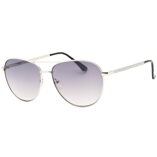 Guess Sonnenbrille mit Farbverlaufs-Rauchglas und silbernen Gläsern - Image 2