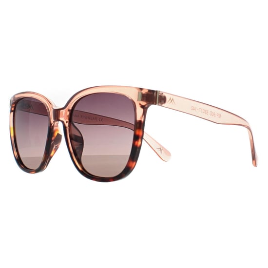 Montana Butterfly Womens Shiny Clear Pink Turtle Grey Pink Gradient Polarized MP190 - Image 3