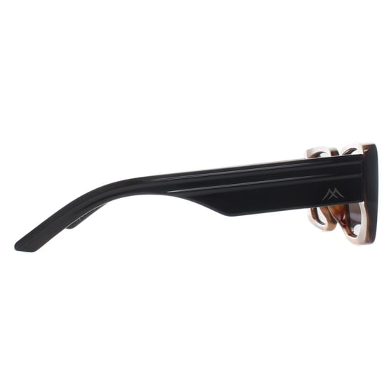 Montana Rectangle Womens Shiny Black Turtle Smoke Polarized MP194 - Image 4
