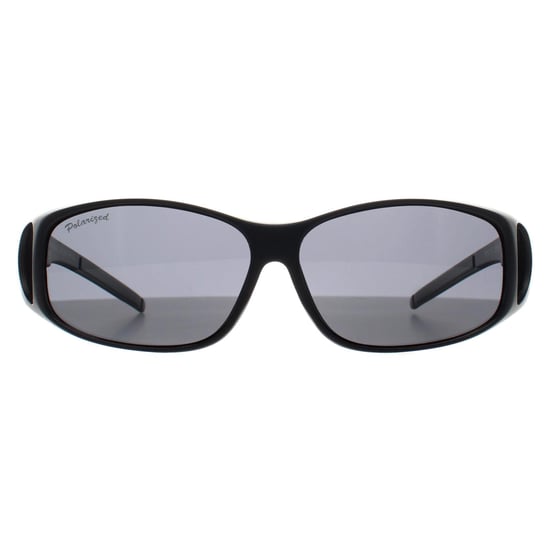 Montana Rectangle Unisex Black Smoke Polarized MFO1 Fit Over Glasses Sonnenbrille - Image 2