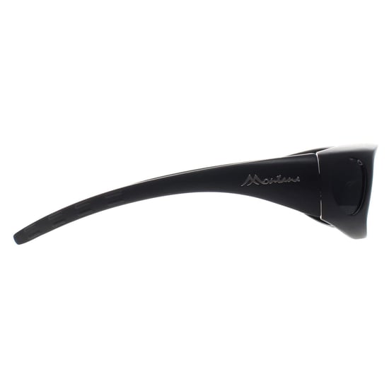 Montana Rectangle Unisex Black Smoke Polarized MFO1 Fit Over Glasses Sonnenbrille - Image 4