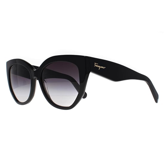 Salvatore Ferragamo Cat Eye Damen Schwarz Grau Farbverlauf SF1061S - Image 3