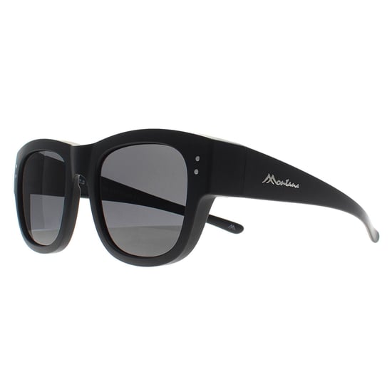 Montana Square Unisex Matte Schwarz Rauch Polarisierte FO7 Fit über Gläser Sonnenbrillen - Image 3