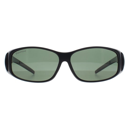 Montana Rectangle Unisex Matte Black G15 Polarized MFO1 Fit Over Glasses Sonnenbrille - Image 2