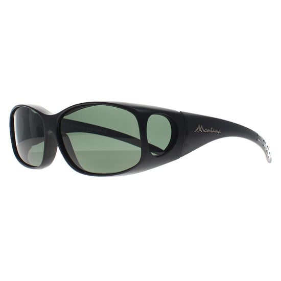 Montana Rectangle Unisex Matte Black G15 Polarized MFO1 Fit Over Glasses Sonnenbrille - Image 3
