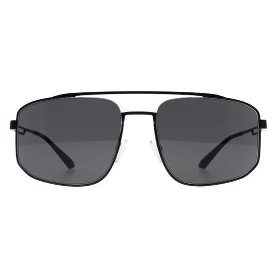 Emporio Armani Aviator Mens Matte Schwarz Dunkelgrau EA2139 - Image 1