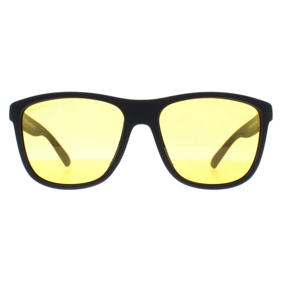 Montana Rectangle Unisex Schwarz Gelb Polarized MP199 Night Driving Sonnenbrille - Image 1
