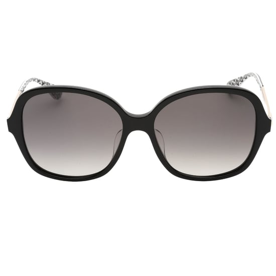 Kate Spade Graue SF 2-Linsen-Sonnenbrille mit schwarzem Rahmen - Image 1
