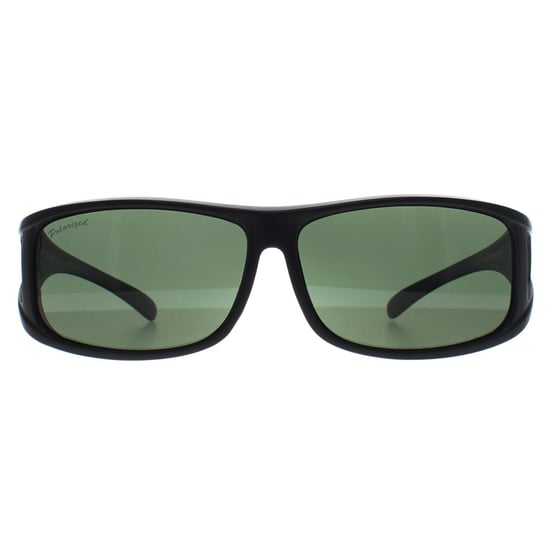 Montana Rectangle Unisex Matte Black G15 Polarized FO5 Fit Over Glasses Sonnenbrillen - Image 2