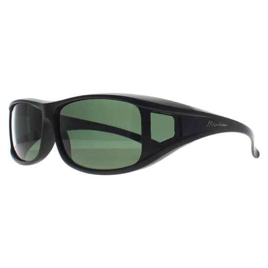 Montana Rectangle Unisex Matte Black G15 Polarized FO5 Fit Over Glasses Sonnenbrillen - Image 3