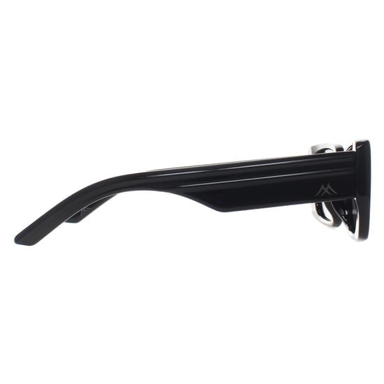 Montana Rectangle Womens Shiny Black Smoke Polarized MP194 - Image 4