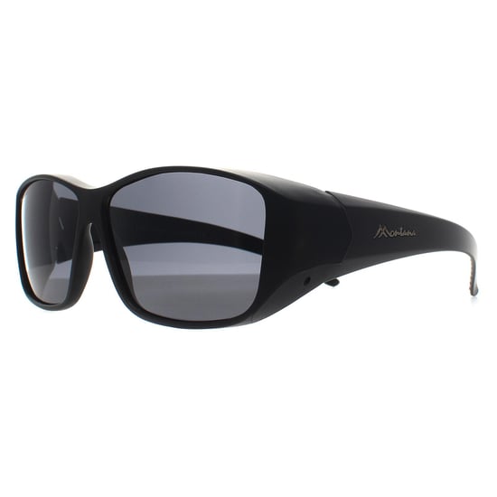 Montana Rectangle Unisex Matte Black Smoke Polarized FO4 Fit Over Glasses Sonnenbrillen - Image 3