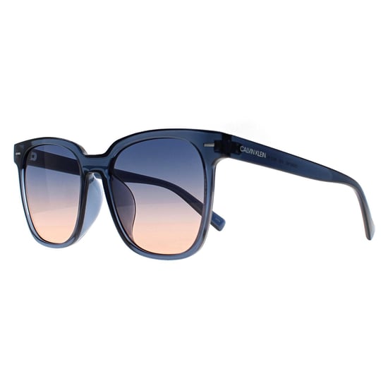 Calvin Klein Square Womens Crystal Marineblau Pfirsich Farbverlauf CK20519S - Image 3