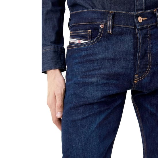 Diesel D-Luster schlichte dunkelblaue Jeans - Image 2