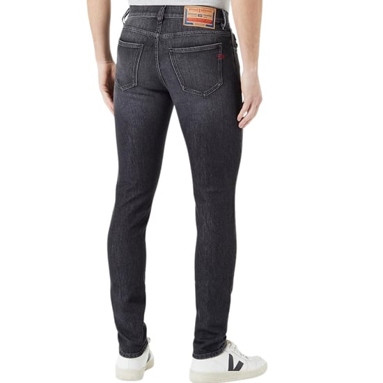 Diesel 2019 D-Strukt Jeans in schwarzer Waschung - Image 4