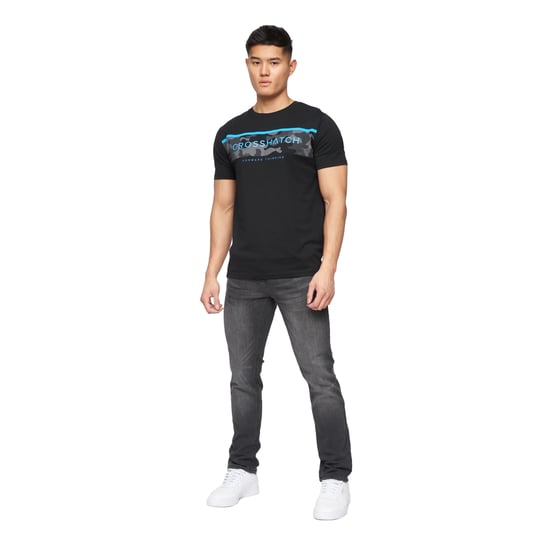 Crosshatch - "Svelte" Jeans für Herren (verwaschenes Grau) - Image 3