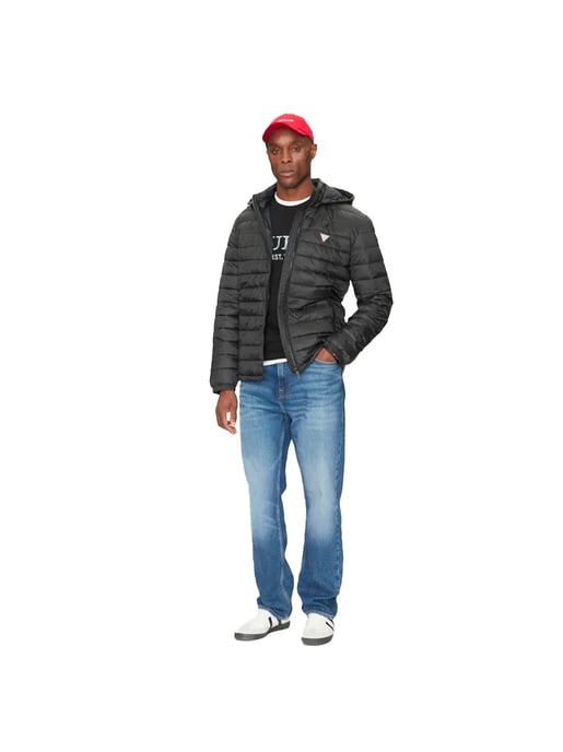 Guess Triangle G Daunenjacke, Herren - Schwarz - Image 2
