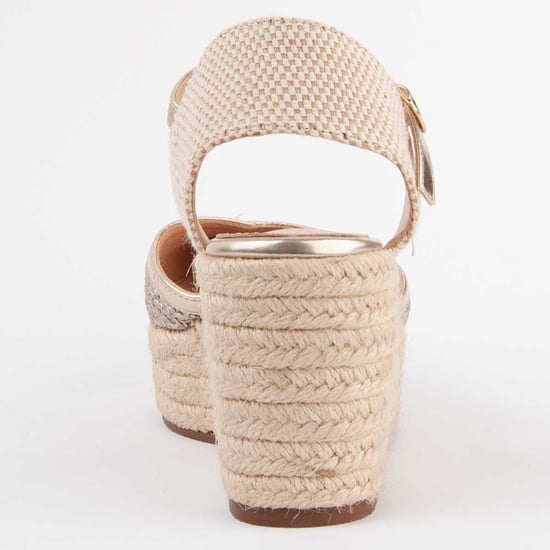 Montevita Espadrille Mit Keilabsatz Balenci9 Gold - Image 5